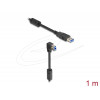 USB 5Gbps Cable Type-A M to Type-B M 90° downwards angled 1m 81112