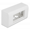 Delock Surface-mounted Housing for Easy 45 Modules 152 x 82 mm, white 81333