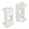 Delock Easy 45 Module Keystone Holder 22.5 x 45 mm, white 81353
