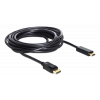 Delock Displayport 1.5 kabel hane till High Speed HDMI-A hane, svart 82441