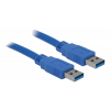 Delock Cable USB 3.0 Type-A male > USB 3.0 Type-A male 2 m blue 82535