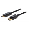 Delock Cable Displayport 1.1 male > High Speed HDMI-A male passive 2 m 82587