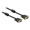 DeLock Kabel DVI 24+5 hane > DVI 24+5 hane, 3 m, svart 83112