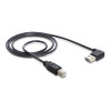 Delock Kabel EASY-USB 2.0 Typ-A hane vinklad Vä/Hö.,> USB 2.0 Typ-B 83374