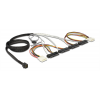 Kabel mini SAS HD SFF-8643>4XSAS SFF-8482+ström 1m 83391