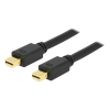 DeLOCK miniDisplayPort kabel, mini ha - mini ha, 2m, svart 83475