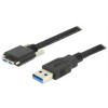 DeLOCK 83597 - USB 3.0 kabel, Typ A ha - Typ Micro B ha, 1m, svart 83597