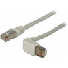 DeLOCk Cat.6A SSTP-kabel, vinklad - rak kontakt, 1m 83645