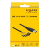 Delock USB 2.0 to Serial TTL Converter with 6 pin header female separa 83787