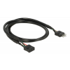 Delock USB 2.0 Pin header Extension Cable 10 pin male / female 50 cm 83874