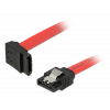 DeLOCK SATA-kabel, 0,2m, 6Gb/s, låsclip, vinklad uppåt - rak, 26 AWG 83972