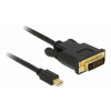 Delock Kabel mini DisplayPort 1.1 Stecker > DVI 24+1 Stecker 3 m 83990
