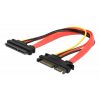 DeLOCK 22-pin SATA-kabel, 0,20m, hane - hona 84362