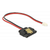 Delock Strömkabel 2 stifts hona till SATA 15 stifts mottagare (5 V) 85336