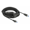 Delock Active USB 3.2 Gen 1 Cable USB Type-A to USB Type-B 10 m 85380
