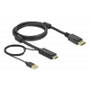 Delock HDMI to DisplayPort cable 4K 30 Hz 1 m 85963