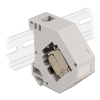 Delock DIN rail Adapter with Keystone Module RJ45 jack Cat.6A LSA 86014