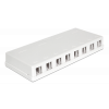 Delock Keystone Leergehäuse 8 Port 86209