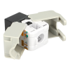 Delock Keystone Module RJ45 jack > LSA Cat.6 UTP black 86340