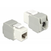 Delock Keystone Module RJ45 jack > LSA Cat.6 UTP white 86341