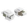 Delock Keystone Module LC Duplex female to LC Duplex female beige / wh 86347