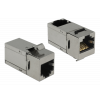 Delock Keystone Module RJ45 jack > RJ45 jack Cat.6 90° 86371