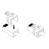 DeLOCK Reparerings clips för RJ45-kontakter, 16-pack, blandade färger