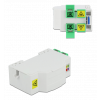 Delock Optical Fiber Connection Box for DIN Rail 4 x SC Simplex or LC 86543