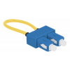 Delock Optical Fiber loopback Adapter SC / UPC singlemode blue 86920
