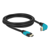 Delock High Speed HDMI cable male-male 90° down 48 Gbps 8K 60 Hz 2 m 86992