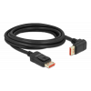Delock DisplayPort cable male straight to male 90° upwards 8K 60Hz 3m 87056
