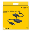 Delock DisplayPort 1.2 Splitter 1 x DisplayPort in > 2 x HDMI out 4K 3 87720