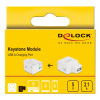 Delock Keystone Module USB Type-A Charging Port 2.1 A white 87791