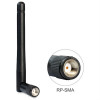DeLOCK WLAN antenn RP-SMA, 2 dBi, rundstrålande, 802.11 b/g/n, svart 88339