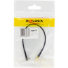 DeLock antennadapter, TS-9 ha till SMA ho, RG174, 0,14m, svart 88487