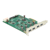 PCIe x4 IOI > USB 3.0 4 Port Quad Channel 89325