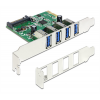Delock PCI Express Card > 4 x external USB 3.0 89360