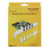 Delock PCI Express Card > 4 x external USB 3.0 89360