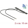 Delock WLAN 802.11 ac/a/h/b/g/n Twin Antenna 2 x MHF® 4L plug 3 - 5 dB 89454