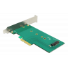 DeLOCK kontrollerkort, PCI-E x4, 2xM.2SATA M eller B+M 89472
