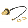 DeLOCK antennkabel RP-SMA ho - I-PEX, 1m, svart 89584