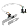 Delock Mini PCIe I/O PCIe half size 1 x Gigabit LAN Low Profile 95265