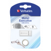 Verbatim Store 'n' Go Metal Executive Silver USB 2.0 Drive 16GB 98748