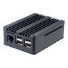 Fanless Aluminium case with Thermal Modules for Asus Tinker and Raspbe A-RA03-M1B