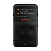 SR-35 Black AM/FM Analog Pocket Radio with built-in speaker A500244