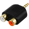Audioadapter 3.5mm - RCA x 2 (ha-ho).