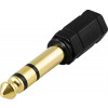 DELTACO teleadapter 6,3mm ha - 3,5mm stereo ho