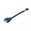Kabel USB 3.0 ha 19-pin till USB 2.0 intern 9-pin