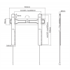 DELTACO Office, fixed ultra-slim wall, 32"-55", 35kg, 100x100-400x400 ARM-0150