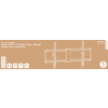 DELTACO Office, heavy-duty tilt foldable, 43"-90", 70kg, 200x200-800x4 ARM-0205
